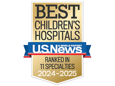 UPMC Children’s Hospital of Pittsburgh is nationally ranked in all 11 pediatric specialties by U.S. News & World Report in 2024-2025.