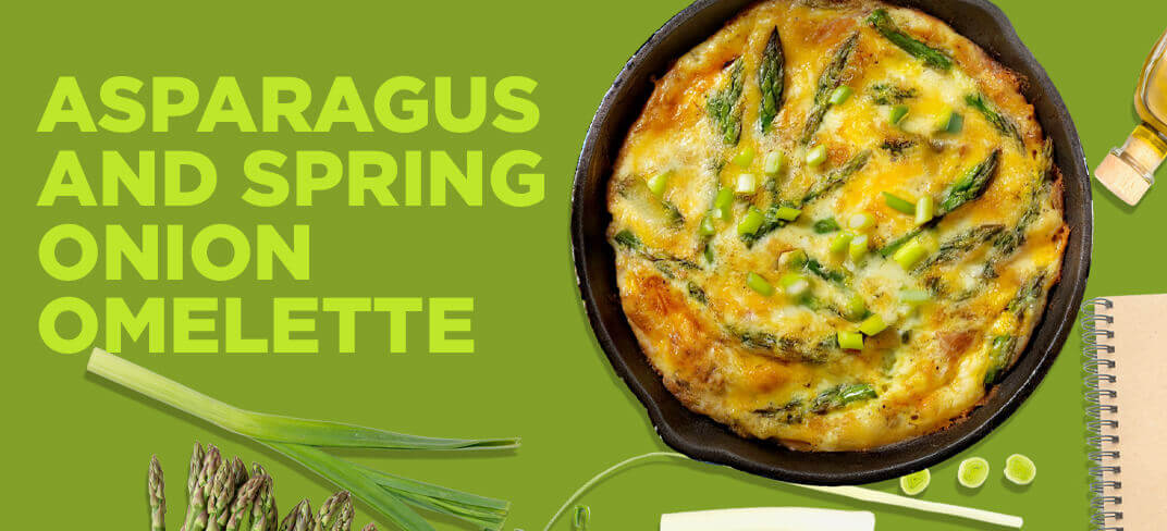 Asparagus and Spring Onion Omelette | UPMC Italy