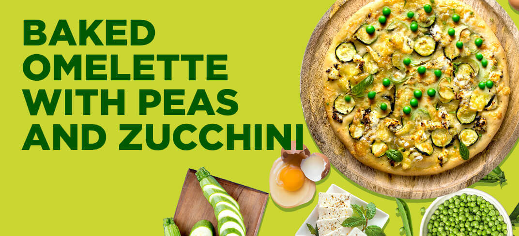 Baked Omelette with Peas and Zucchini | UPMC Italy