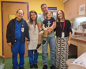 Tiago with Jose Pedro da Silva, MD and Luciana da Fonseca da Silva, MD